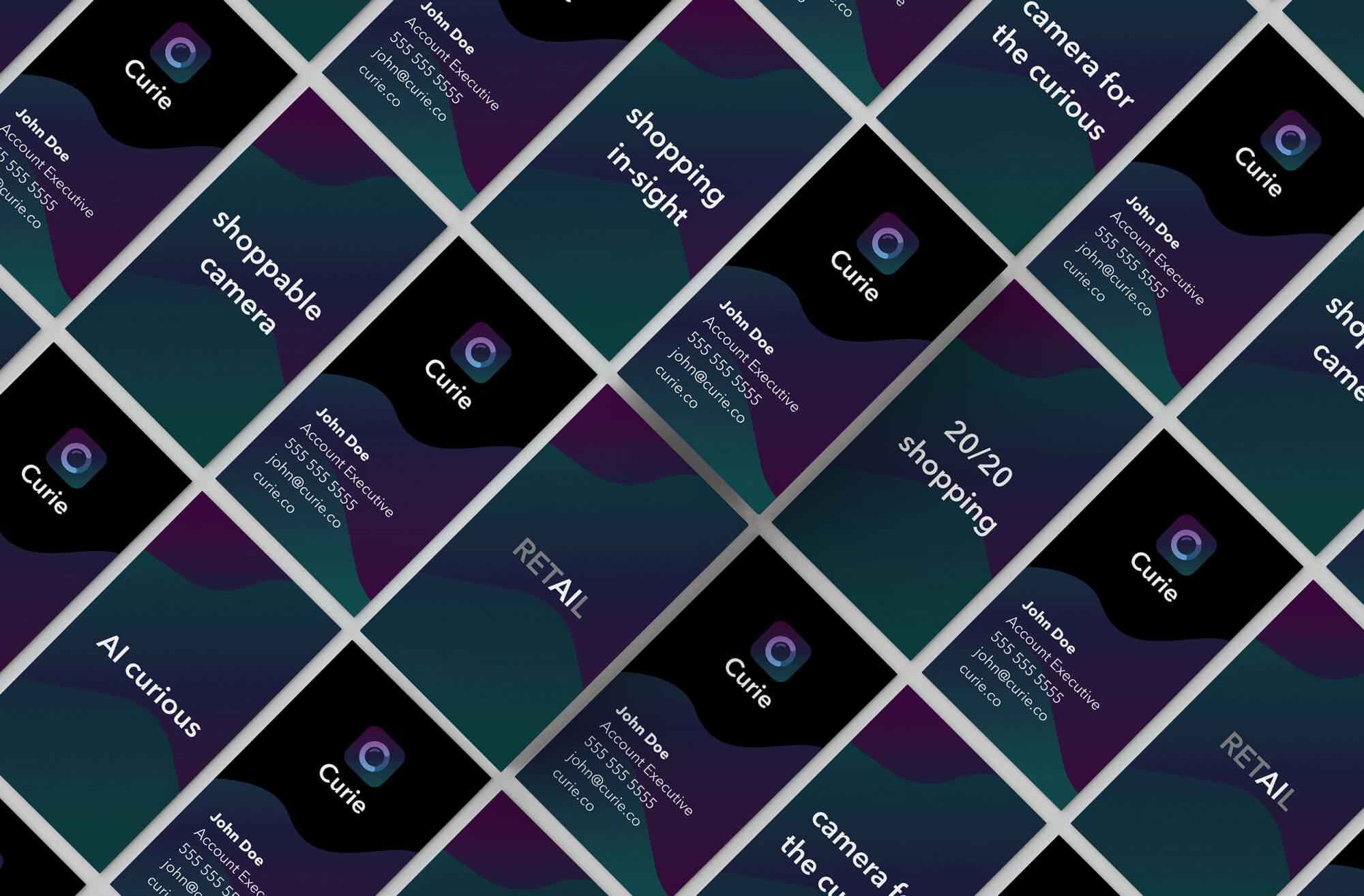 Curie business cards