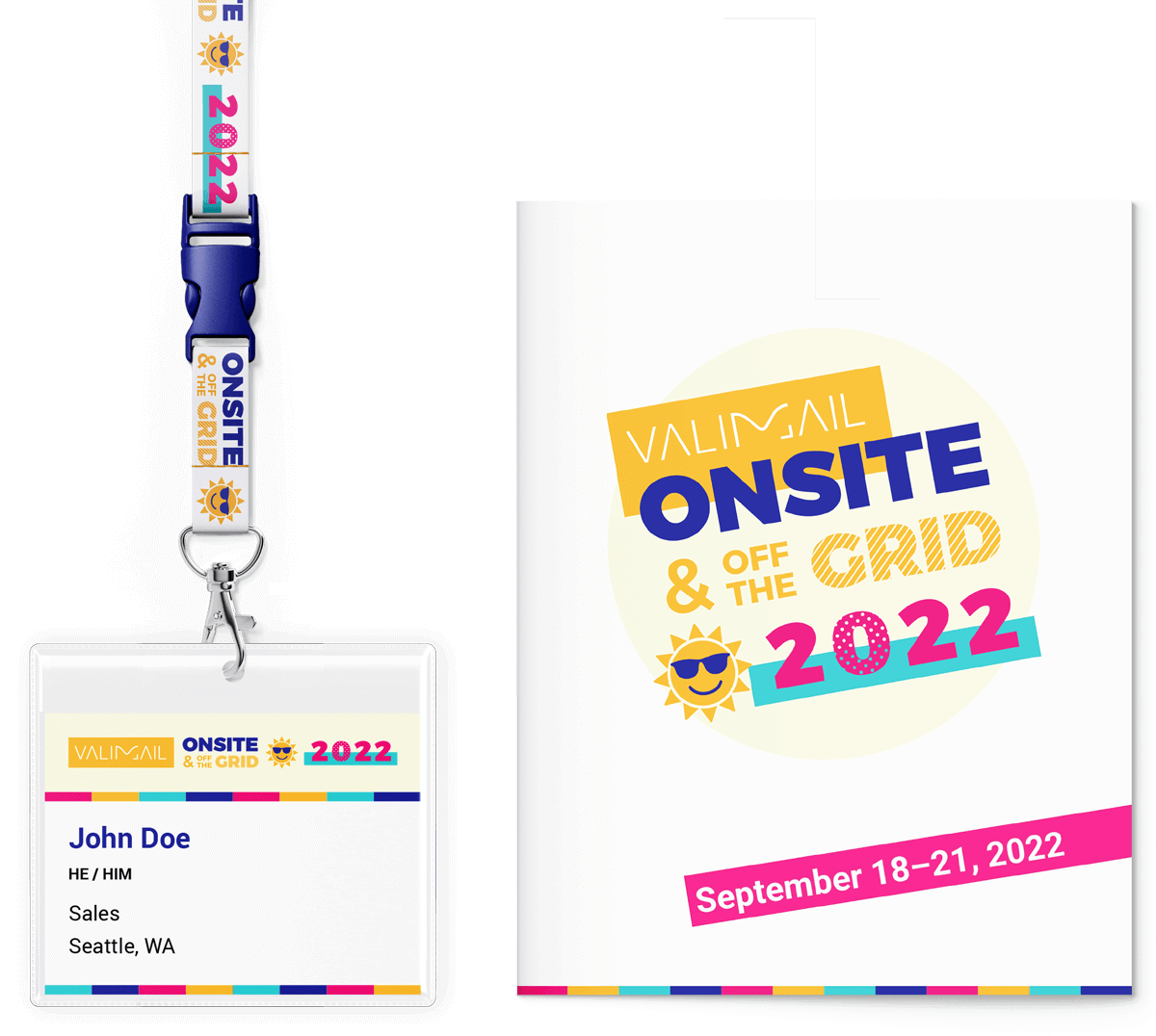 Valimail company retreat collateral