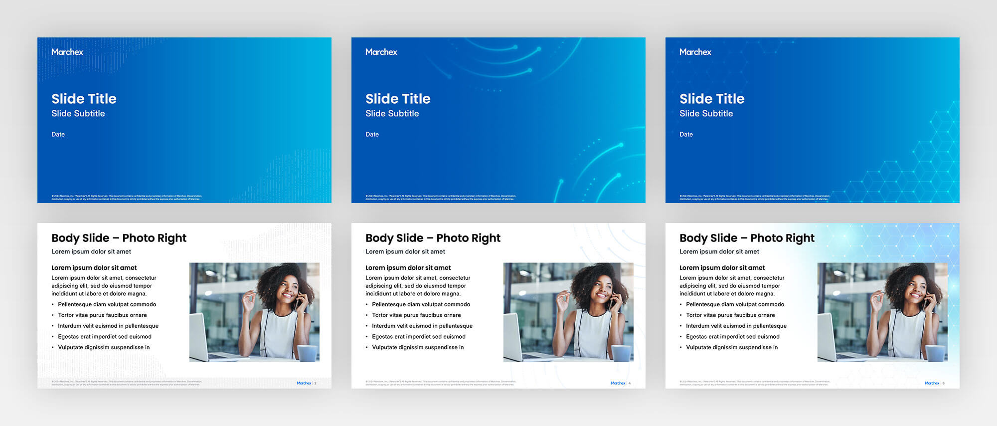 PowerPoint template initial concepts