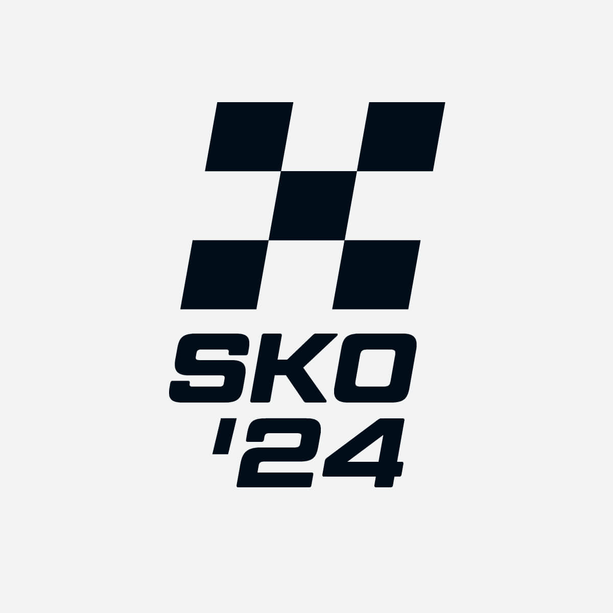 Initial racing flag logo concept