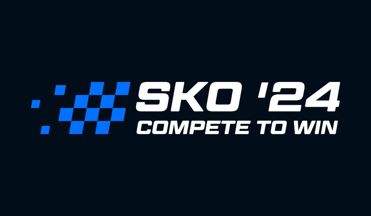 Initial racing flag logo concept