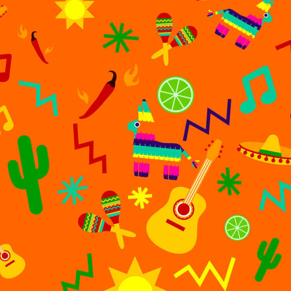 Swype Cinco de Mayo keyboard theme pattern