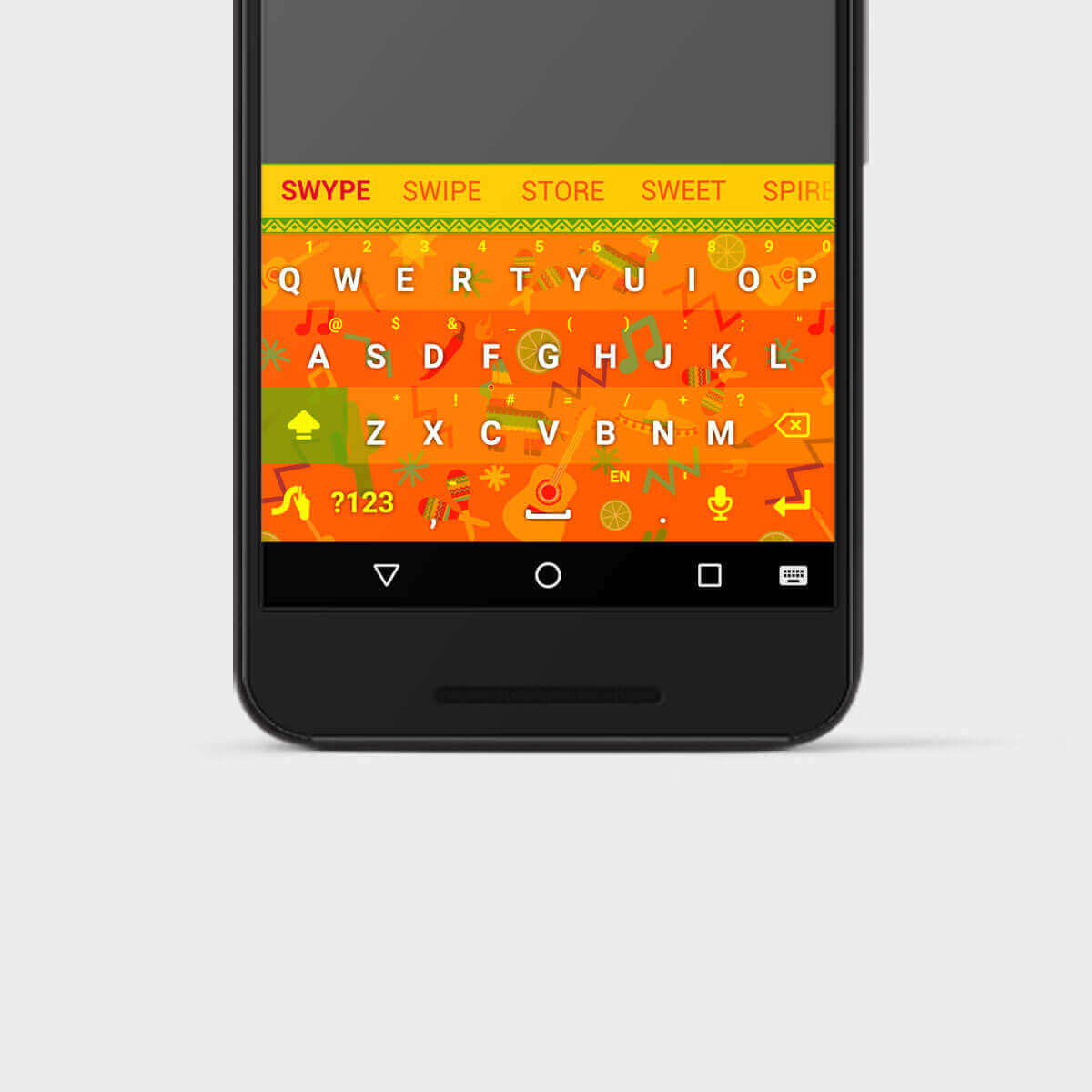 Swype Cinco de Mayo keyboard theme