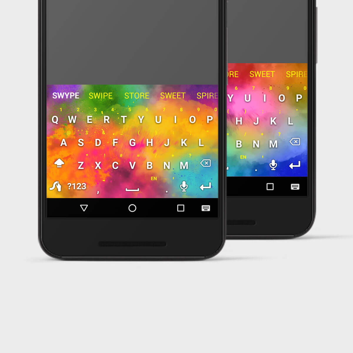 Swype Holi keyboard themes